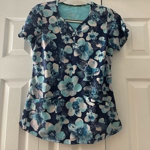 Healing Hands Premier Floral Scrub Top